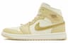 Кеды женские Air Jordan 1 Mid Pale Vanilla Gold, 41 EU